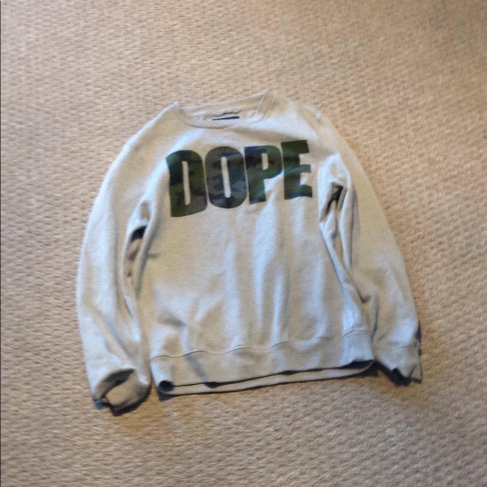 Green camo sweater